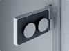 Ronal Sanswiss Pur Drzwi jednoczęściowe do 100xdo 200 cm lewe profile chrom szkło Master Carre PUR1GSM21030